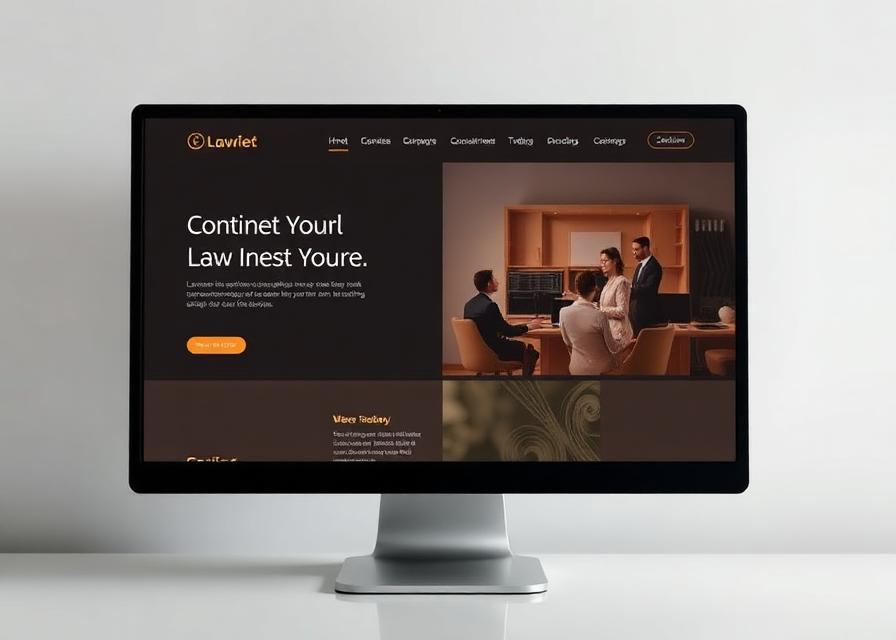 Exemplo de site para escritório